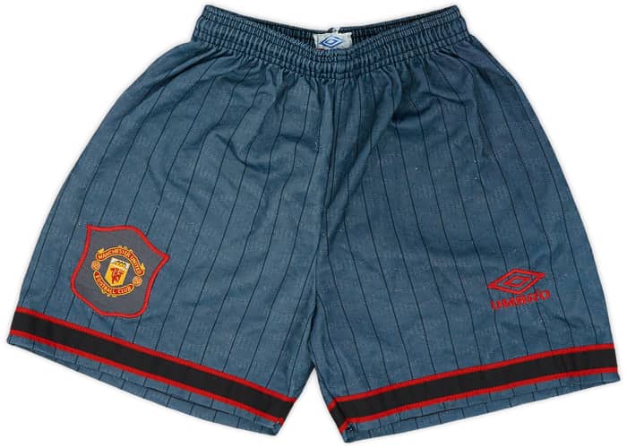 1995-96 Manchester United Away Shorts - 8/10 - (XL.Boys)
