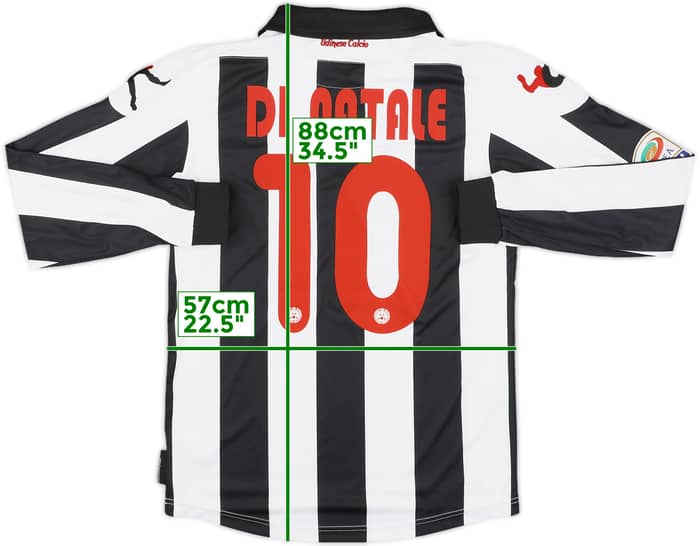 2012-13 Udinese Home L/S Shirt Di Natale #10 - 8/10 - (M)