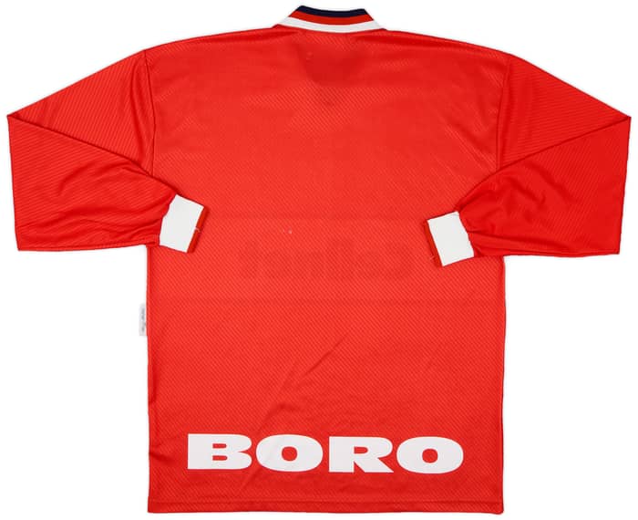 1997-98 Middlesbrough Home L/S Shirt - 9/10 - (XL)