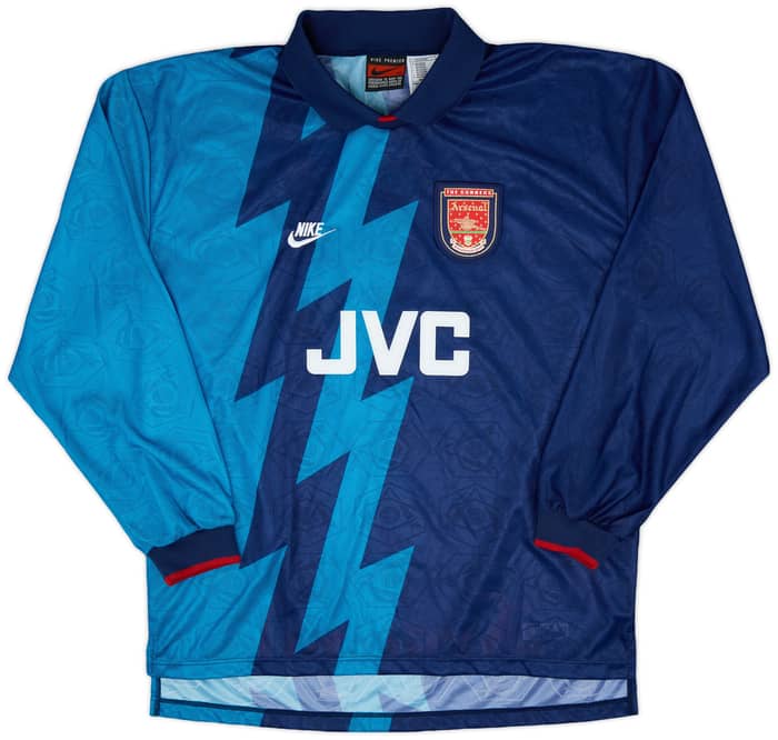 1995-96 Arsenal Match Issue Away L/S Shirt #4