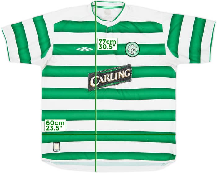 2003-04 Celtic Home Shirt - 4/10 - (XL)