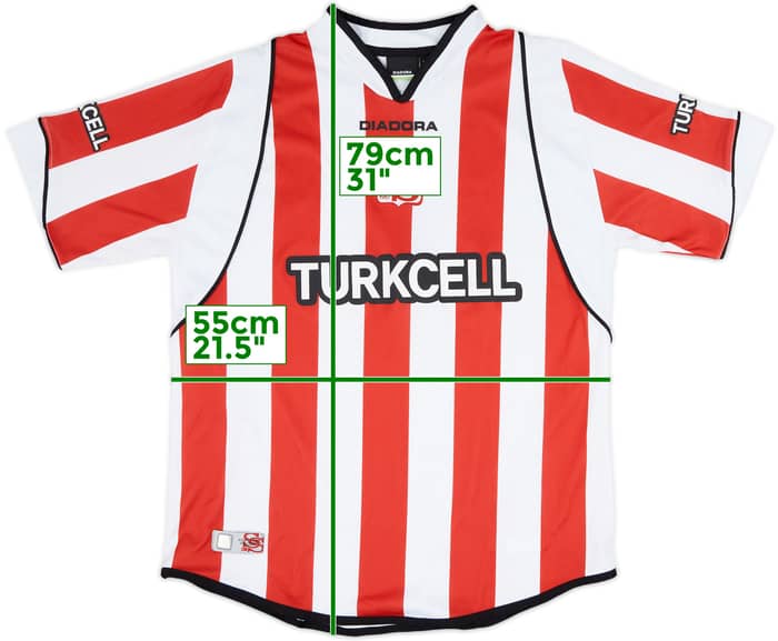 2007-08 Sivasspor Home Shirt - 8/10 - (L)