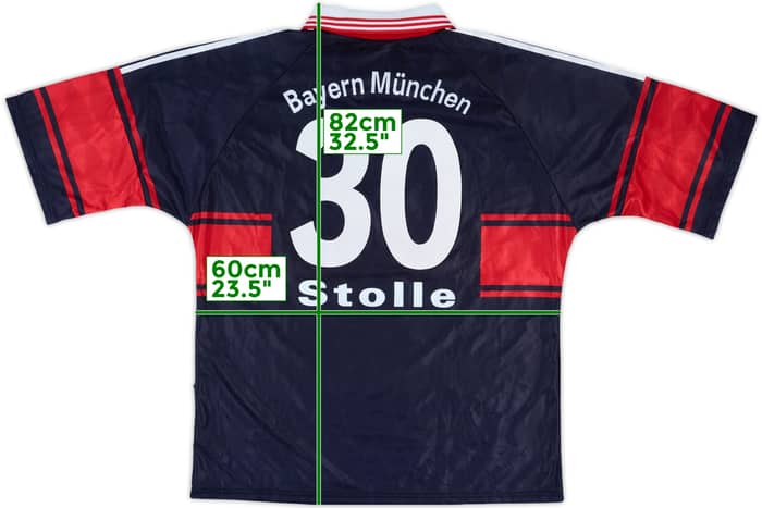1997-99 Bayern Munich Home Shirt Stolle #30 - 9/10 - (XL)