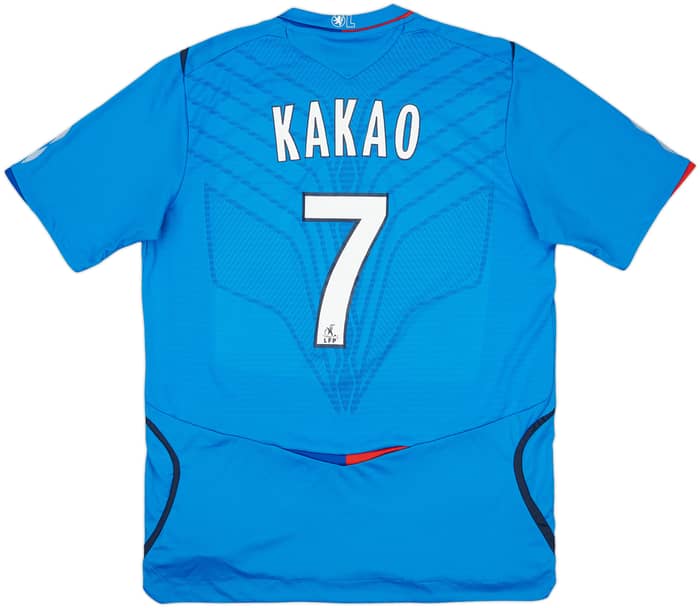2008-09 Lyon Away Shirt Kakao #7 - 8/10 - (L)