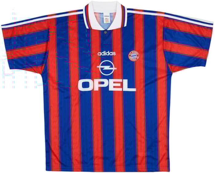 1995-97 Bayern Munich Signed Home Shirt Munch #3 - 8/10 - (XL)