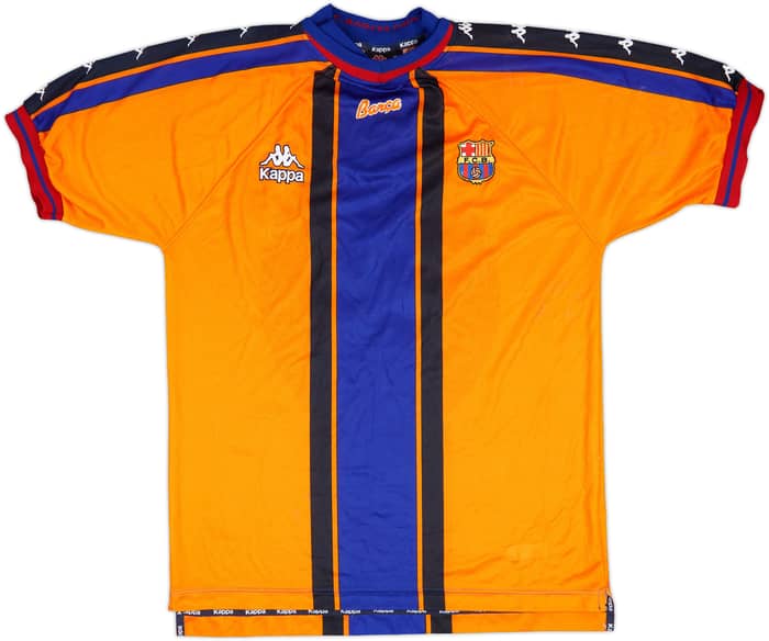 1997-98 Barcelona Away Shirt Rivaldo #11 - 7/10 - (XL)