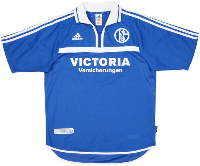 2001-02 Schalke Home Shirt Hajto #6 - 7/10 - (M)