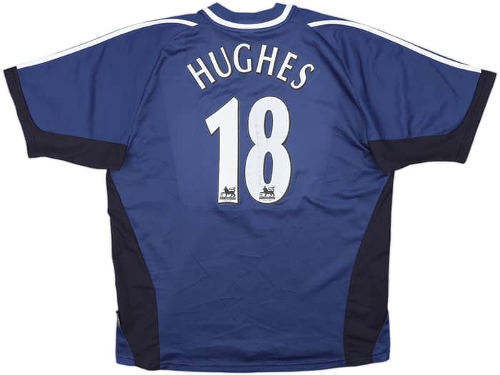 2001-02 Newcastle Away Shirt Hughes #18 - 7/10 - (L)