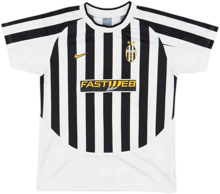 2003-04 Juventus Home Shirt - 6/10 - (6-8 Years)