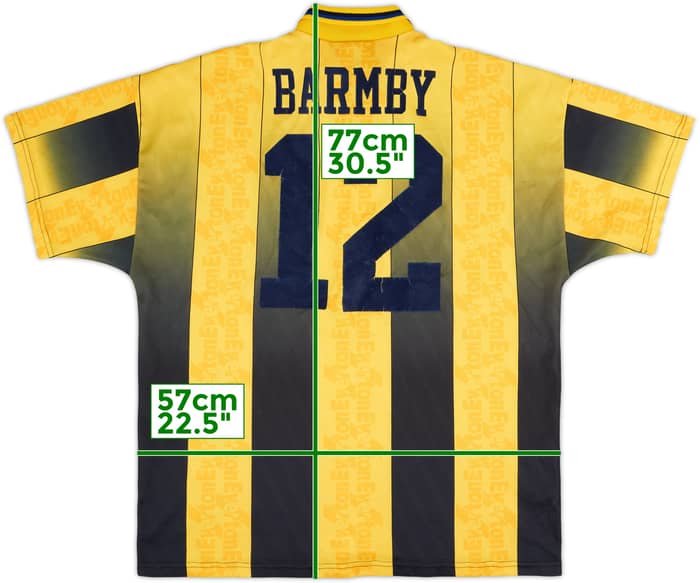 1996-98 Everton Away Shirt Barmby #12 - 5/10 - (L)
