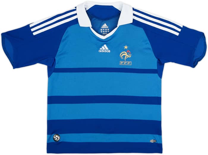 2009-10 France Home Shirt - 7/10 - (M.Boys)