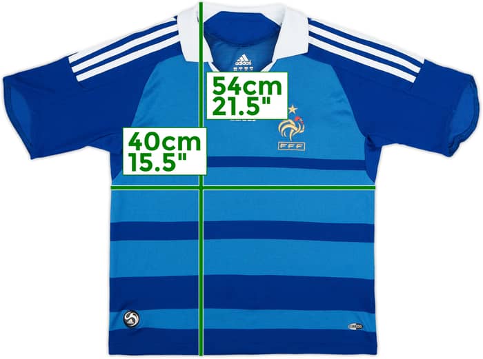 2009-10 France Home Shirt - 7/10 - (M.Boys)
