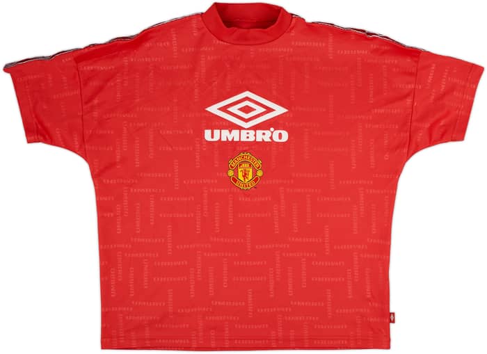 1998-99 Manchester United Umbro Training Shirt - 8/10 - (L)