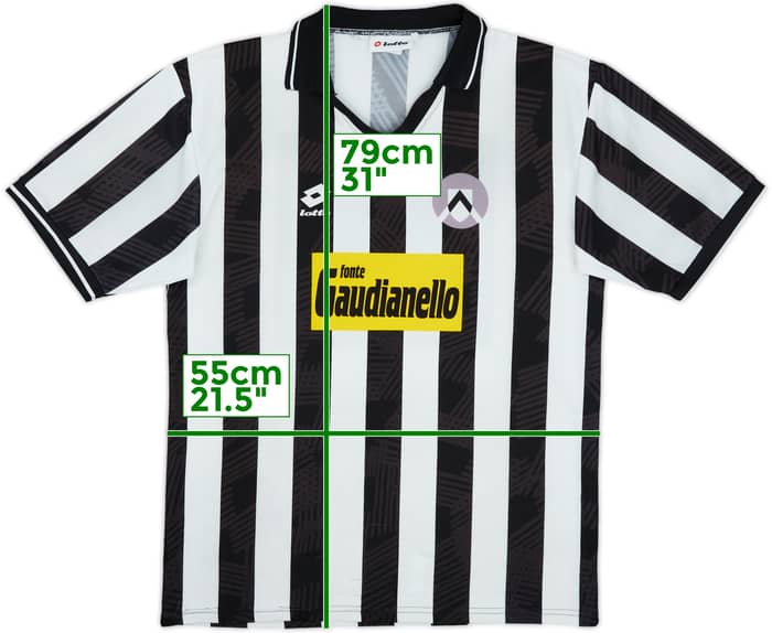 1992-93 Udinese Home Shirt - 7/10 - (XL)