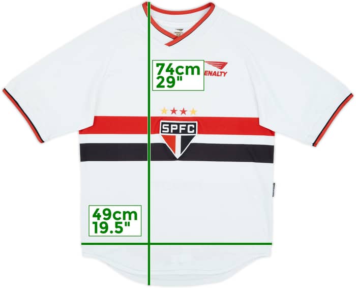 2001 Sao Paulo Home Shirt - 9/10 - (M)