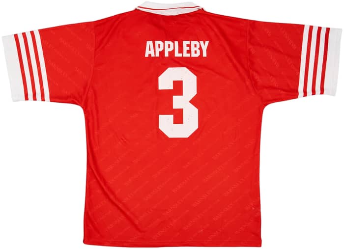 1995-96 Barnsley Home Shirt Appleby #3 - 6/10 - (L)