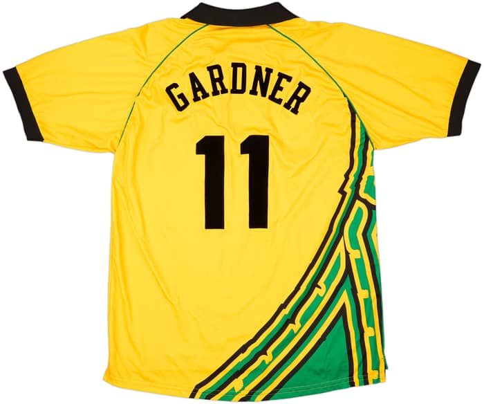1998-00 Jamaica Home Shirt Gardner #11 - 8/10 - (XL)