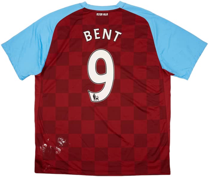 2011-12 Aston Villa Home Shirt Bent #9 - 4/10 - (XXL)