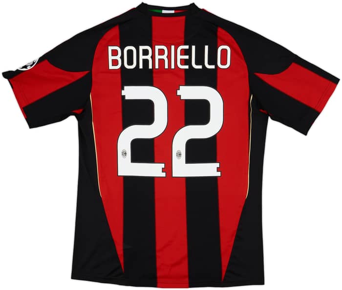 2010-11 AC Milan Home Shirt Borriello #22 - 7/10 - (M)