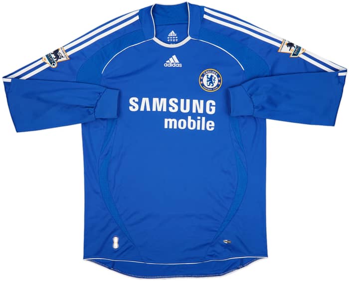 2006-08 Chelsea Home L/S Shirt Bridge #18 - 8/10 - (L)