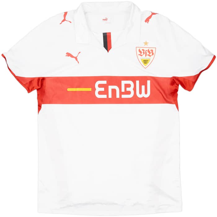 2008-09 Stuttgart Player Issue Home Shirt Fischer #23 - 7/10 - (L)