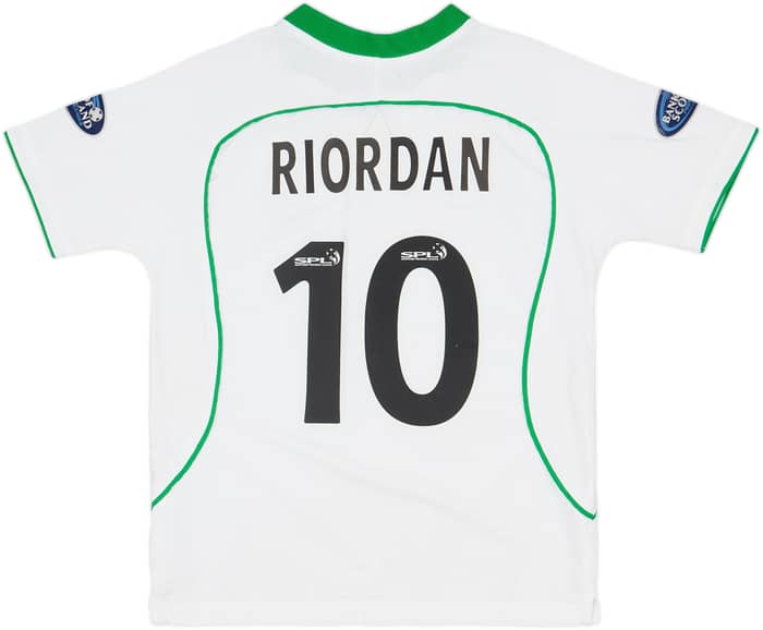 2004-05 Hibernian Away Shirt Riordan #10 - 6/10 - (S)