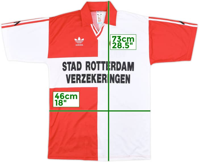1992-94 Feyenoord Home Shirt - 8/10 - (XL)