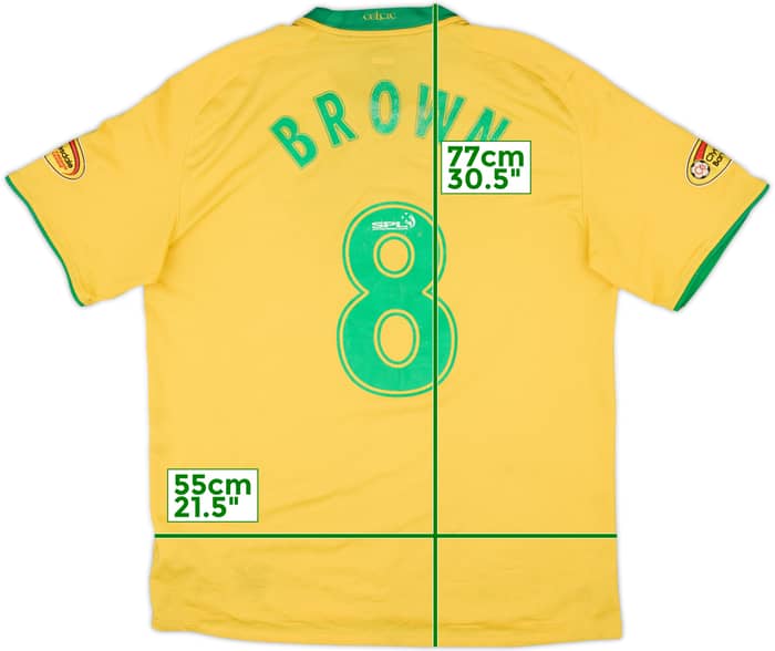 2008-09 Celtic Away Shirt Brown #8 - 4/10 - (L)