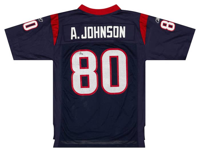 2008-11 Houston Texans A. Johnson #80 Reebok On Field Jersey (Home) M