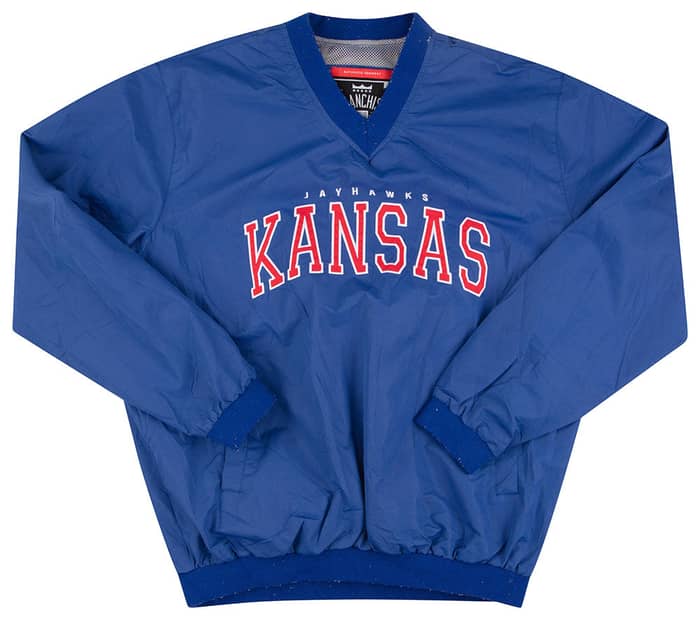 1990s Kansas Jayhawks Pullover Windbreaker Jacket M