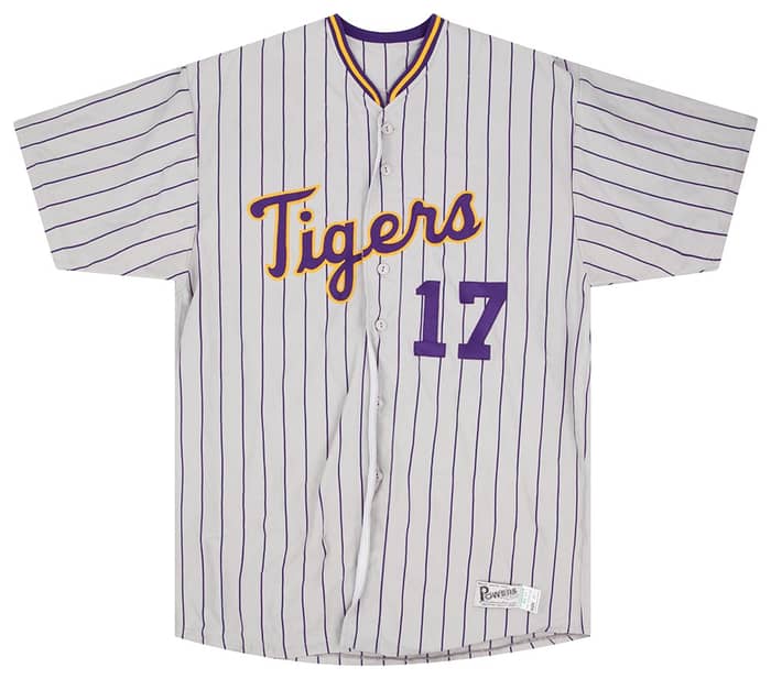 1990s LSU Tigers #17 Authentic Powers Jersey (Away) L