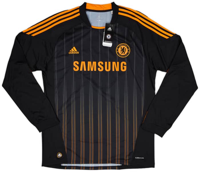 2010-11 Chelsea Away L/S Shirt Drogba #11 (XL)