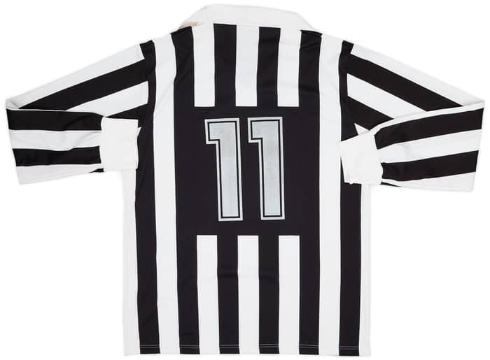 1989-90 Juventus Basic Home L/S Shirt #11 - 6/10 - (L)