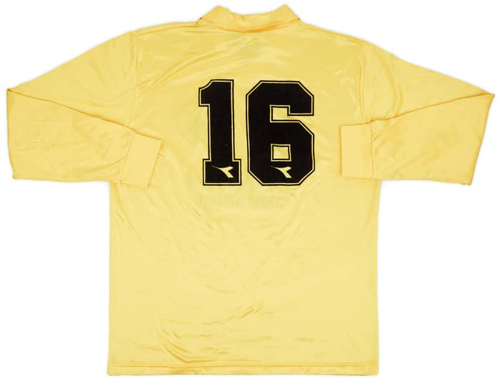 1990-91 AEK Athens Match Issue Home L/S Shirt #16