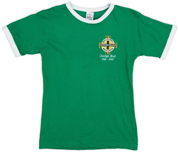2005 Northern Ireland '1960s' Retro Home Shirt Best #11 - 7/10 - (L.Boys)