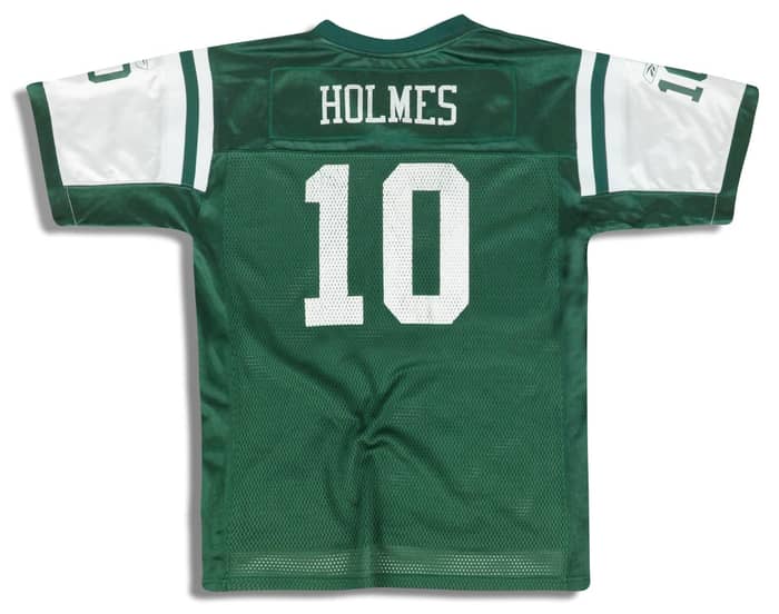 2010-11 New York Jets Holmes #10 Reebok On Field Jersey (Home) Y
