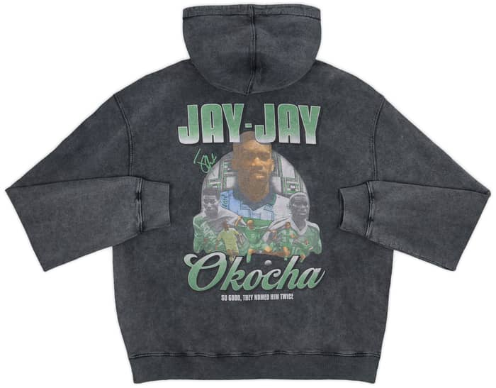 Jay-Jay Okocha Nigeria Premium Bootleg Hooded Top