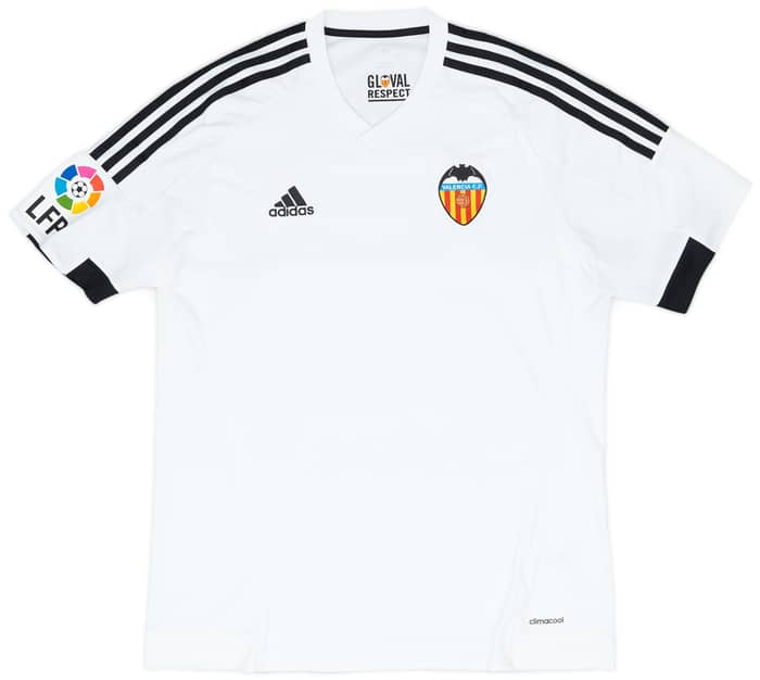 2015-16 Valencia Home Shirt - 7/10 - (L)