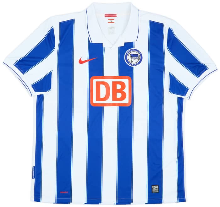 2009-10 Hertha Berlin Home Shirt Friedrich #3 - 7/10 - (XL)