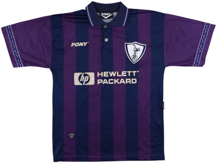 1995-97 Tottenham Away Shirt Sheringham #10 - 7/10 - (M)