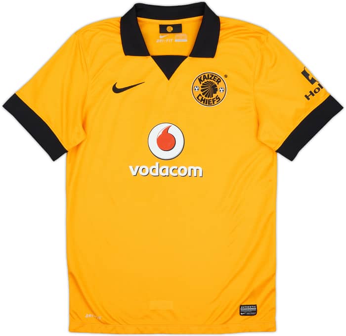 2013-14 Kaizer Chiefs Home Shirt Tshabalala #14 - 8/10 - (S)