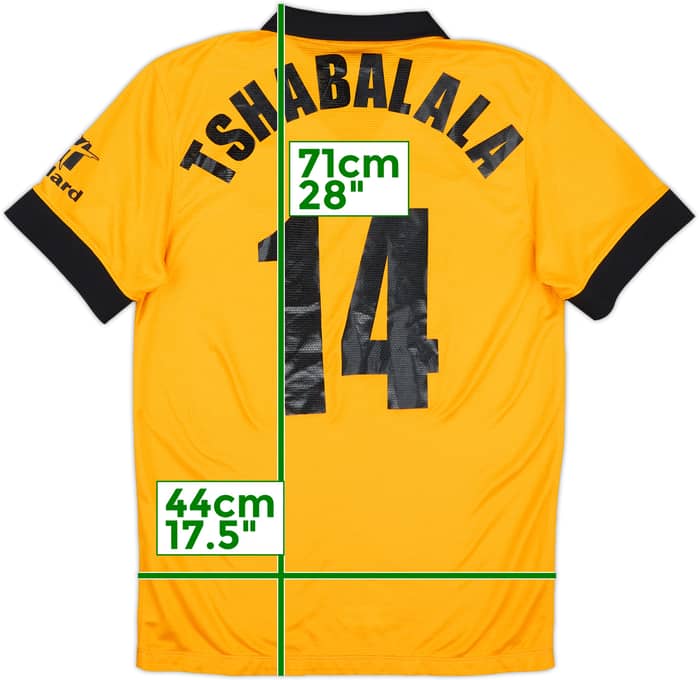 2013-14 Kaizer Chiefs Home Shirt Tshabalala #14 - 8/10 - (S)