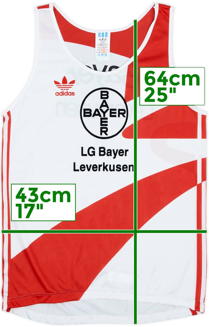 1980s Bayer Leverkusen adidas Training Vest - 10/10 - (M/L)