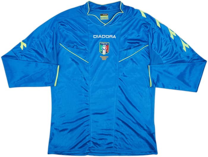 2013-15 Italy Diadora Referee L/S Shirt - 9/10 - (L)