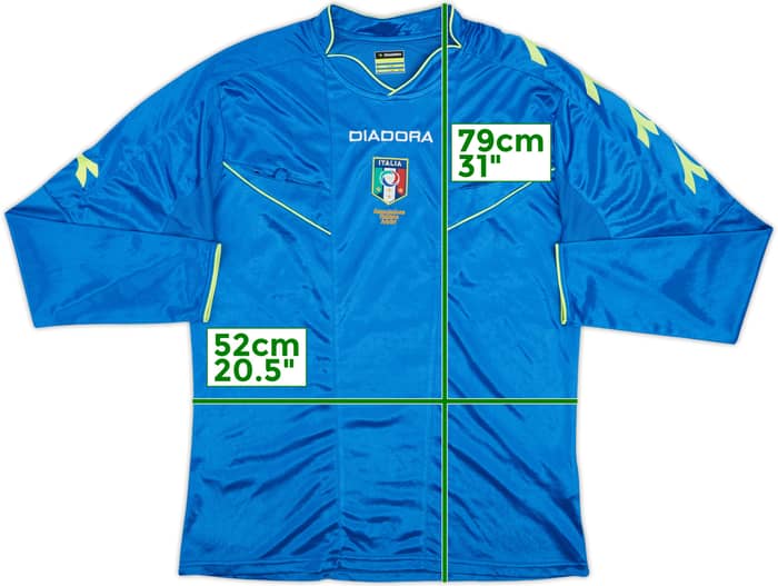 2013-15 Italy Diadora Referee L/S Shirt - 9/10 - (L)