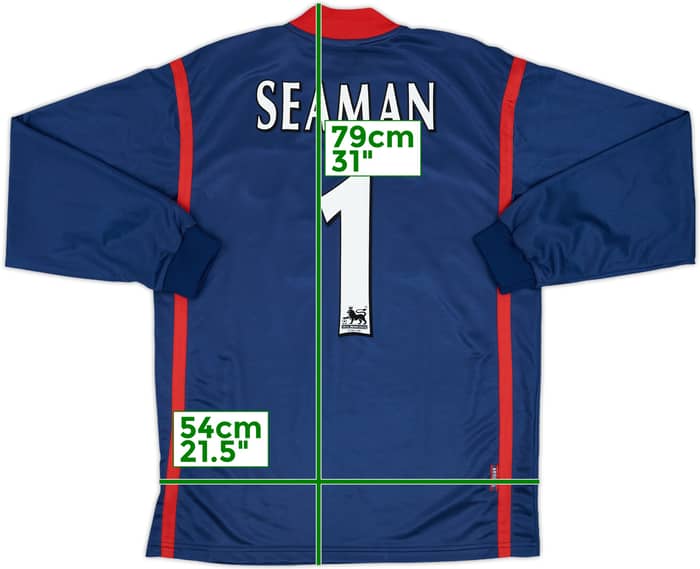 1998-99 Arsenal GK Shirt Seaman #1 (M)