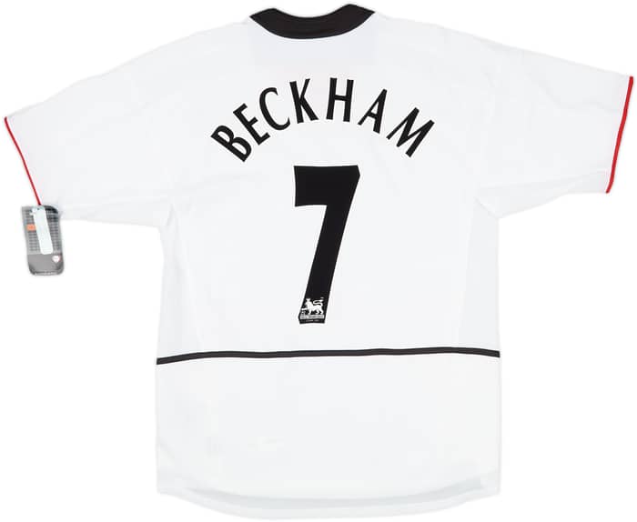 2002-03 Manchester United Away Shirt Beckham #7 (M)