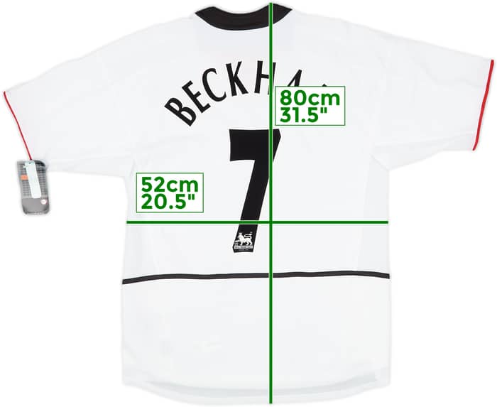 2002-03 Manchester United Away Shirt Beckham #7 (M)