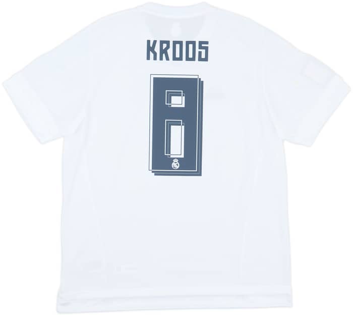 2015-16 Real Madrid Home Shirt Kroos #8 (XL)