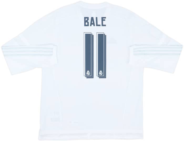 2015-16 Real Madrid Home L/S Shirt Bale #11 (XL)